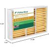 imageFilterbuy 20x25x5 Air Filter MERV 11 Allergen Defense 1Pack Pleated HVAC AC Furnace Air Filters for Honeywell FC100A1037 Lennox X6673 Carrier ampamp More Actual Size 1988 x 2475 x 438 Inches16x22x5