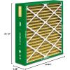 imageFilterbuy 20x25x5 Air Filter MERV 11 Allergen Defense 1Pack Pleated HVAC AC Furnace Air Filters for Honeywell FC100A1037 Lennox X6673 Carrier ampamp More Actual Size 1988 x 2475 x 438 Inches21x245x5