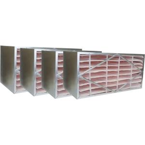 imageFilterbuy 20x24x12 Air Filter MERV 13 No Header 4Pack Rigid Cell Box Filters HVAC Replacement Actual Size 1938 x 2338 x 1138 Inches