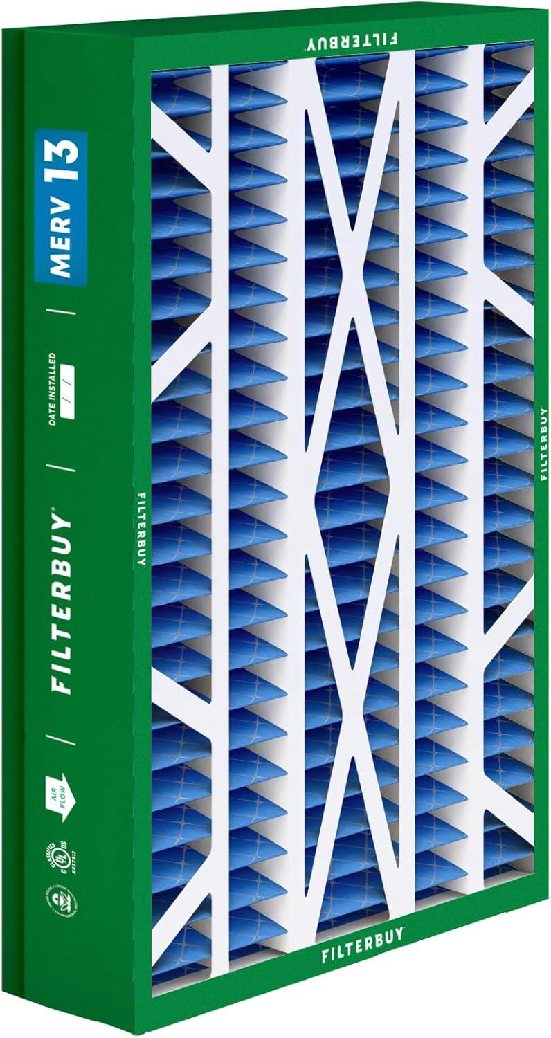 imageFilterbuy 10x17x2 Air Filter MERV 13 Optimal Defense 1Pack Pleated Outer Filters Replacement for WEN 3410902430272 Air Filtration System Actual Size 969 x 1656 x 175 Inches145x27x5