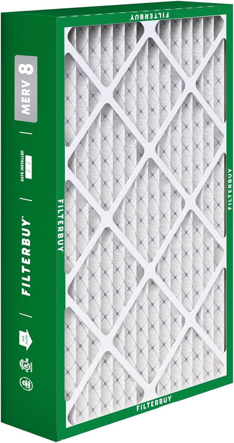 imageFilterbuy 10x17x2 Air Filter MERV 8 Dust Defense 4Pack Pleated Outer Filters Replacement for WEN 3410902430272 Air Filtration System Actual Size 969 x 1656 x 175 Inches17x26x4
