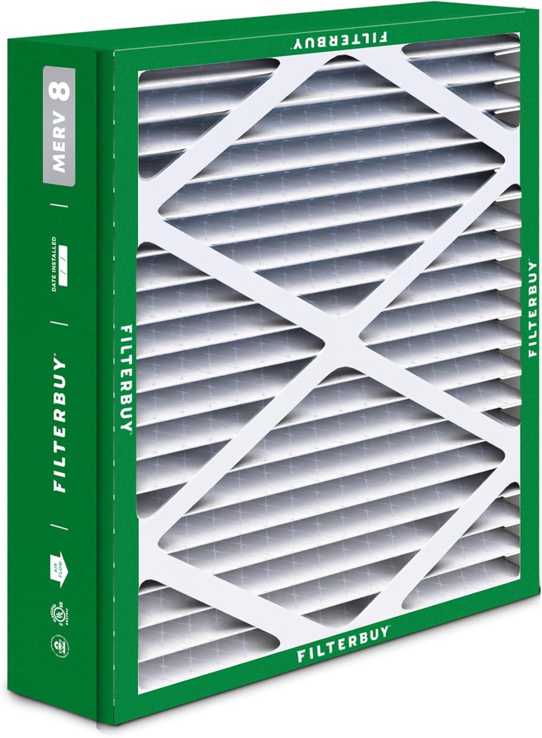 imageFilterbuy 10x17x2 Air Filter MERV 8 Dust Defense 4Pack Pleated Outer Filters Replacement for WEN 3410902430272 Air Filtration System Actual Size 969 x 1656 x 175 Inches21x235x5