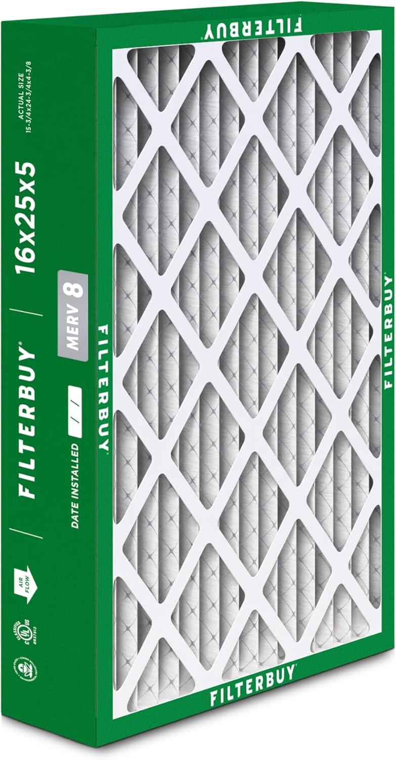imageFilterbuy 10x17x2 Air Filter MERV 8 Dust Defense 4Pack Pleated Outer Filters Replacement for WEN 3410902430272 Air Filtration System Actual Size 969 x 1656 x 175 Inches16x25x5 Actual 1575 x 2475 x 438