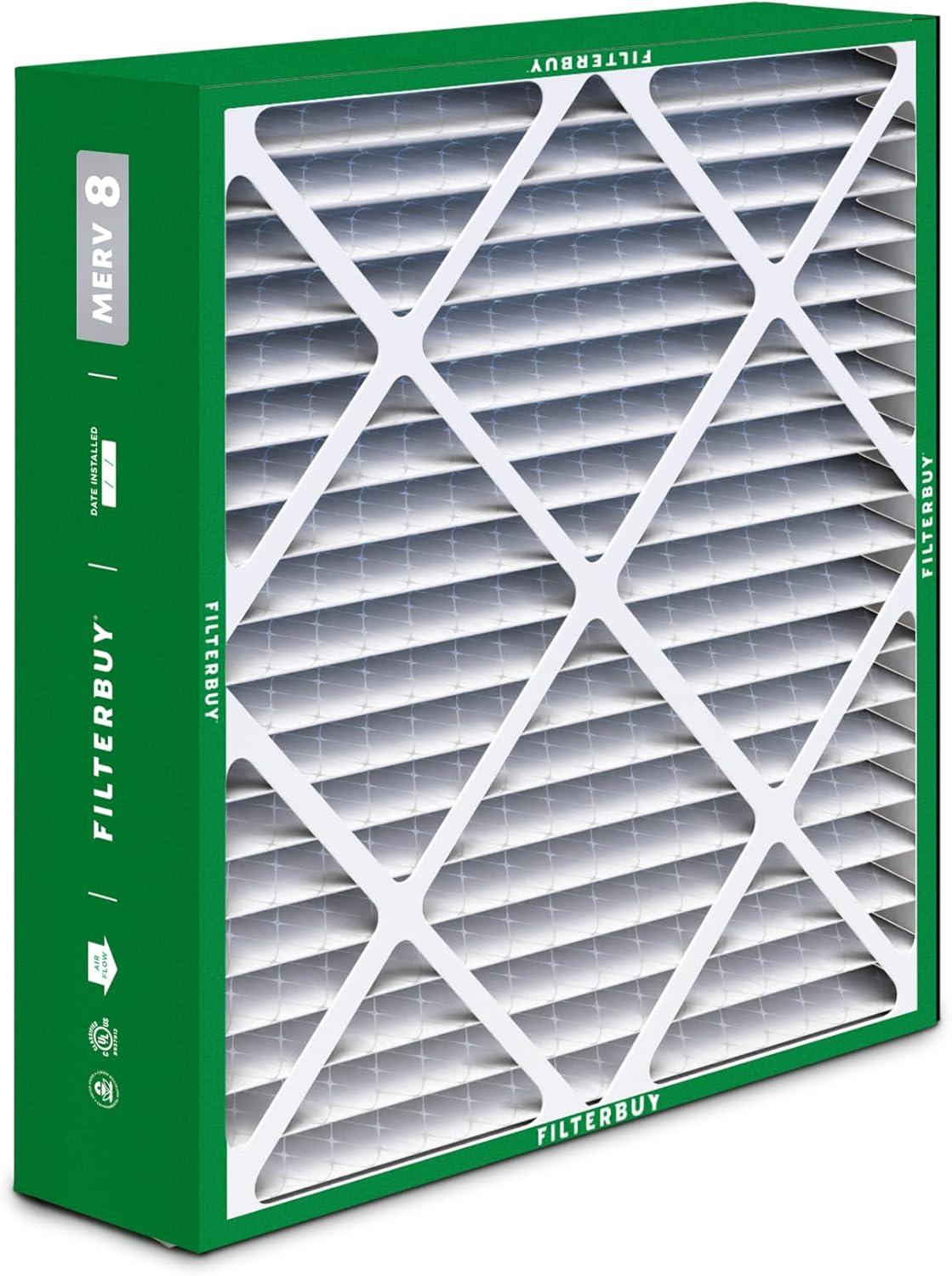 imageFilterbuy 10x17x2 Air Filter MERV 8 Dust Defense 4Pack Pleated Outer Filters Replacement for WEN 3410902430272 Air Filtration System Actual Size 969 x 1656 x 175 Inches19x20x5