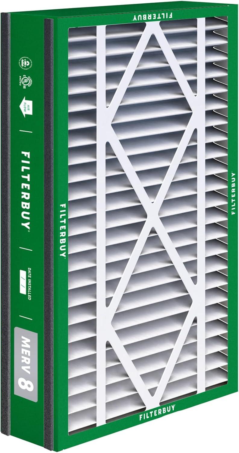 imageFilterbuy 10x17x2 Air Filter MERV 8 Dust Defense 4Pack Pleated Outer Filters Replacement for WEN 3410902430272 Air Filtration System Actual Size 969 x 1656 x 175 Inches16x25x5 Actual 1563 x 2413 x 488