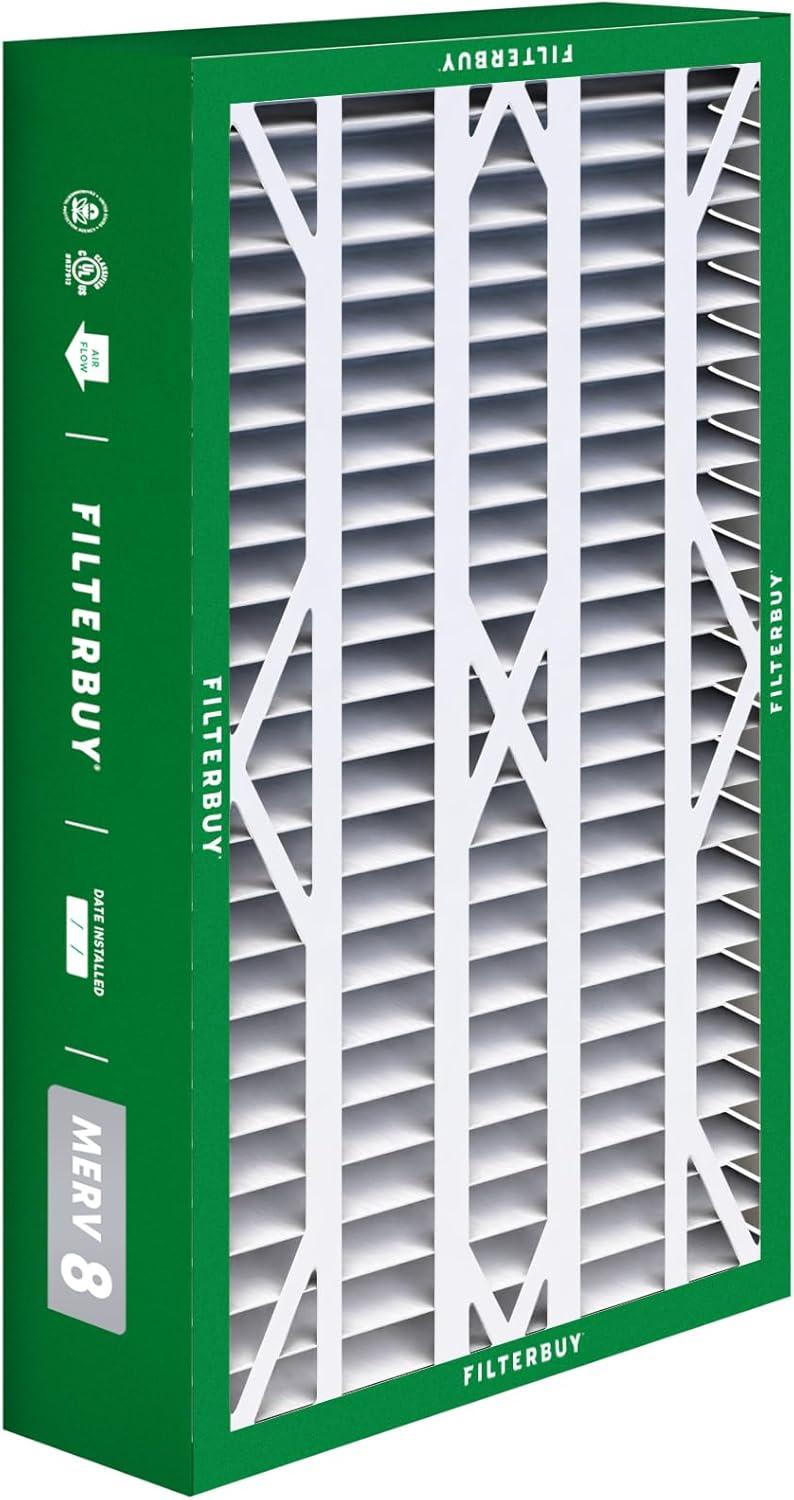 imageFilterbuy 10x17x2 Air Filter MERV 8 Dust Defense 4Pack Pleated Outer Filters Replacement for WEN 3410902430272 Air Filtration System Actual Size 969 x 1656 x 175 Inches16x28x6