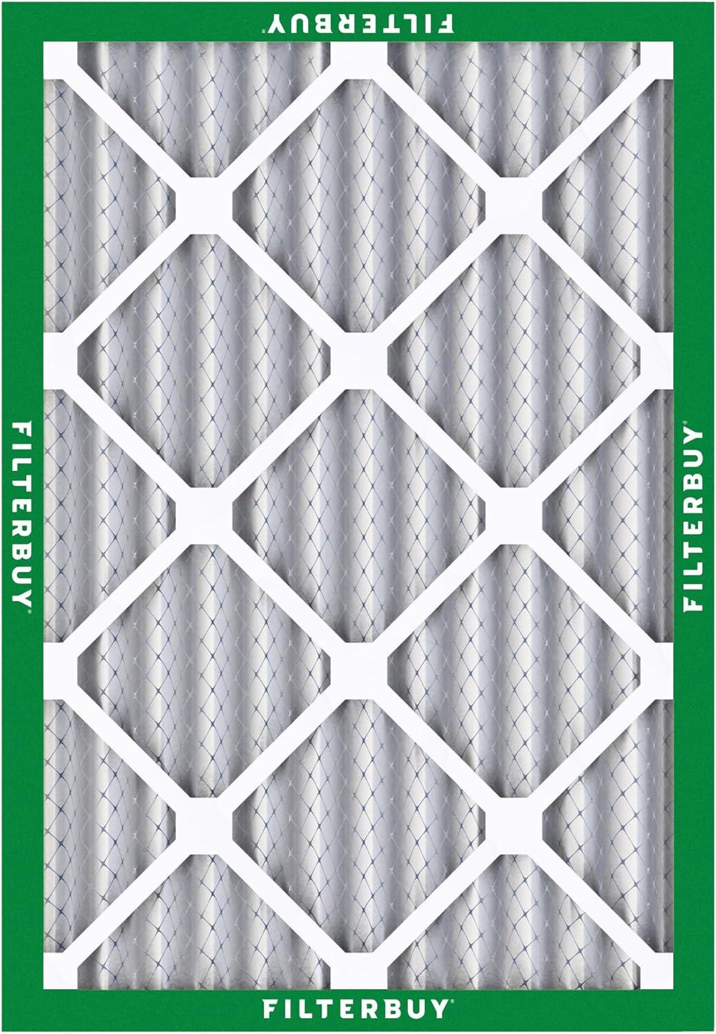 imageFilterbuy 10x17x2 Air Filter MERV 8 Dust Defense 4Pack Pleated Outer Filters Replacement for WEN 3410902430272 Air Filtration System Actual Size 969 x 1656 x 175 Inches10x17x2