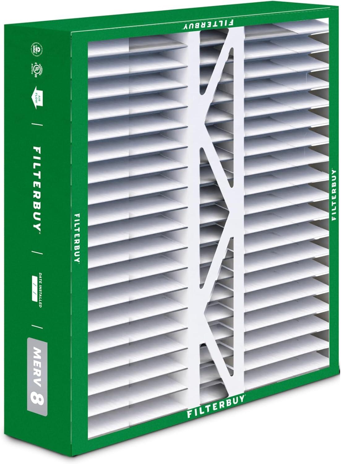 imageFilterbuy 10x17x2 Air Filter MERV 8 Dust Defense 4Pack Pleated Outer Filters Replacement for WEN 3410902430272 Air Filtration System Actual Size 969 x 1656 x 175 Inches20x20x5 Actual 1963 x 1988 x 438