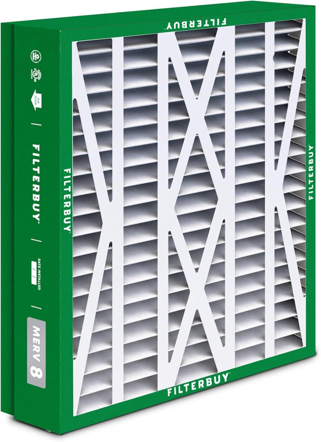 imageFilterbuy 10x17x2 Air Filter MERV 8 Dust Defense 4Pack Pleated Outer Filters Replacement for WEN 3410902430272 Air Filtration System Actual Size 969 x 1656 x 175 Inches21x235x5