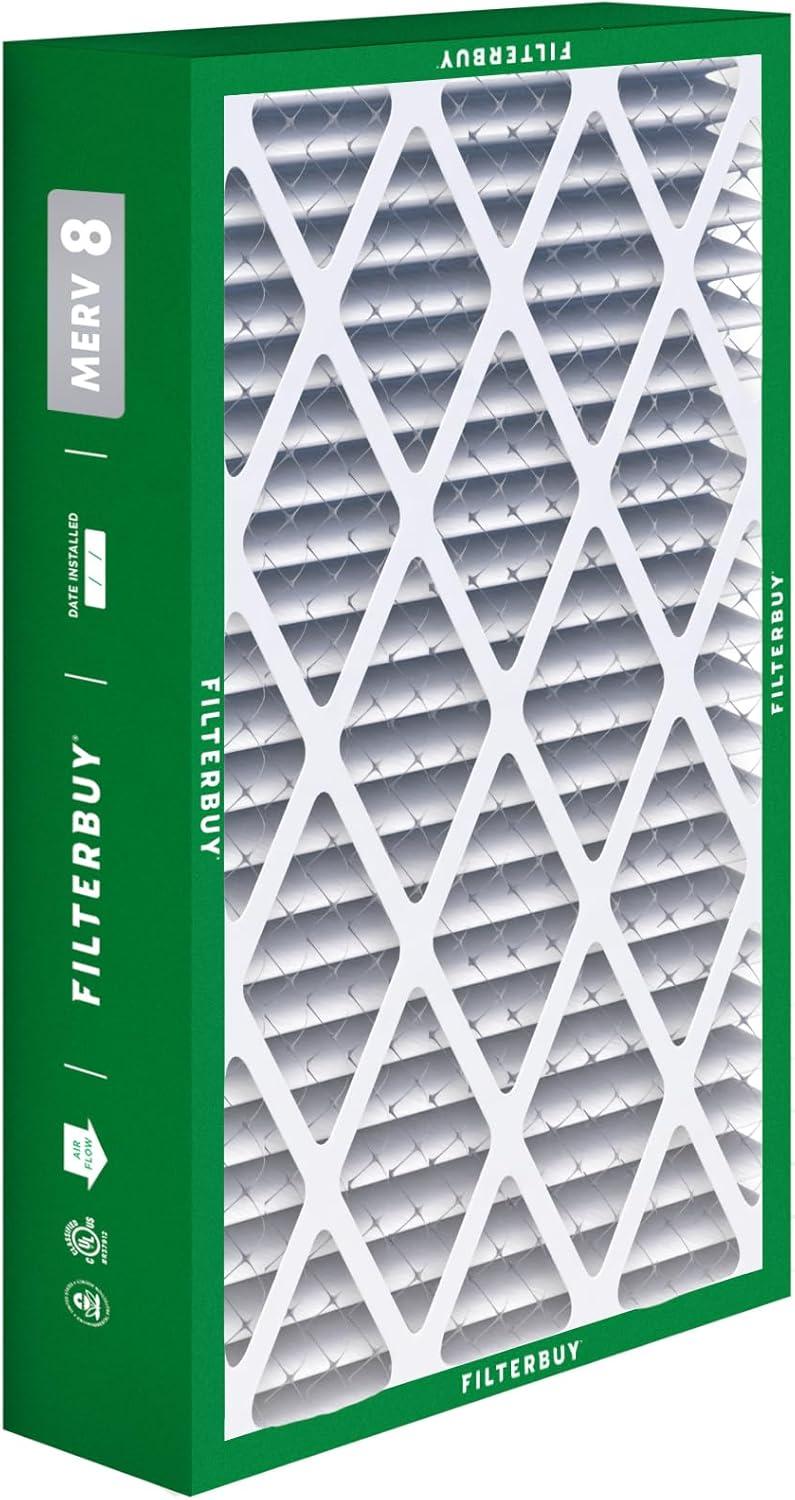 imageFilterbuy 10x17x2 Air Filter MERV 8 Dust Defense 4Pack Pleated Outer Filters Replacement for WEN 3410902430272 Air Filtration System Actual Size 969 x 1656 x 175 Inches16x28x6