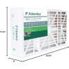 imageFilterbuy 10x17x2 Air Filter MERV 13 Optimal Defense 1Pack Pleated Outer Filters Replacement for WEN 3410902430272 Air Filtration System Actual Size 969 x 1656 x 175 Inches16x28x6