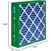 imageFilterbuy 10x17x2 Air Filter MERV 13 Optimal Defense 1Pack Pleated Outer Filters Replacement for WEN 3410902430272 Air Filtration System Actual Size 969 x 1656 x 175 Inches20x25x6