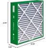 imageFilterbuy 10x17x2 Air Filter MERV 8 Dust Defense 4Pack Pleated Outer Filters Replacement for WEN 3410902430272 Air Filtration System Actual Size 969 x 1656 x 175 Inches22x24x5