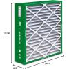 imageFilterbuy 10x17x2 Air Filter MERV 8 Dust Defense 4Pack Pleated Outer Filters Replacement for WEN 3410902430272 Air Filtration System Actual Size 969 x 1656 x 175 Inches20x23x5