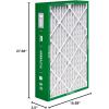imageFilterbuy 10x17x2 Air Filter MERV 8 Dust Defense 4Pack Pleated Outer Filters Replacement for WEN 3410902430272 Air Filtration System Actual Size 969 x 1656 x 175 Inches1575x2763x350