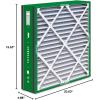 imageFilterbuy 10x17x2 Air Filter MERV 8 Dust Defense 4Pack Pleated Outer Filters Replacement for WEN 3410902430272 Air Filtration System Actual Size 969 x 1656 x 175 Inches20x20x5 Actual 1963 x 2063 x 488