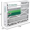 imageFilterbuy 145x27x5 Air Filter MERV 8 Dust Defense 1Pack Pleated HVAC AC Furnace Air Filters for Trane American Standard Honeywell and Accumulair Actual Size 1406 x 2613 x 497 Inches21x215x5