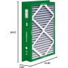 imageFilterbuy 145x27x5 Air Filter MERV 8 Dust Defense 2Pack Pleated HVAC AC Furnace Air Filters for Trane American Standard Honeywell and Accumulair Actual Size 1406 x 2613 x 497 Inches20x30x5