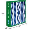 imageFilterbuy 175x27x5 Air Filter MERV 13 Optimal Defense 4Pack Pleated HVAC AC Furnace Air Filters Replacement for Trane Perfect Fit ampamp American Standard Actual Size 1713 x 2613 x 497 Inches21x235x5