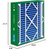 imageFilterbuy 175x27x5 Air Filter MERV 13 Optimal Defense 4Pack Pleated HVAC AC Furnace Air Filters Replacement for Trane Perfect Fit ampamp American Standard Actual Size 1713 x 2613 x 497 Inches21x245x5