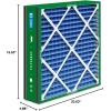 imageFilterbuy 175x27x5 Air Filter MERV 13 Optimal Defense 4Pack Pleated HVAC AC Furnace Air Filters Replacement for Trane Perfect Fit ampamp American Standard Actual Size 1713 x 2613 x 497 Inches20x20x5 Actual 1963 x 2063 x 488