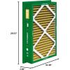 imageFilterbuy 21x215x5 Air Filter MERV 11 Allergen Defense 4Pack Pleated HVAC AC Furnace Air Filters Replacement for Trane Perfect Fit ampamp American Standard Actual Size 2000 x 2109 x 497 Inches20x30x5