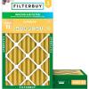 imageFilterbuy 12x26x4 Air Filter MERV 11 Allergen Defense 2Pack Pleated HVAC AC Furnace Air Filters Replacement Actual Size 1150 x 2550 x 363 Inches