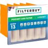 imageFilterbuy 12x24x12 Air Filter MERV 11 No Header 1Pack Rigid Cell Box Filters HVAC Replacement Actual Size 1138 x 2338 x 1138 Inches