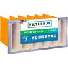imageFilterbuy 12x24x12 Air Filter MERV 13 No Header 2Pack Rigid Cell Box Filters HVAC Replacement Actual Size 1138 x 2338 x 1138 Inches