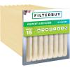 imageFilterbuy 12x24x12 Air Filter MERV 13 No Header 4Pack Rigid Cell Box Filters HVAC Replacement Actual Size 1138 x 2338 x 1138 Inches