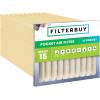 imageFilterbuy 12x24x12 Air Filter MERV 14 No Header 3Pack Rigid Cell Box Filters HVAC Replacement Actual Size 1138 x 2338 x 1138 Inches