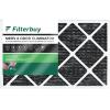 imageFilterbuy 24x24x12 Air Filter MERV 13 Header 4Pack Rigid Cell Filters HVAC Replacement Actual Size 2175 x 2175 x 1138 Inches