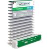 imageFilterbuy 24x24x6 Air Filter MERV 11 No Header 2Pack Rigid Cell Box Filters HVAC Replacement Actual Size 2338 x 2338 x 575 Inches