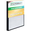imageFilterbuy 24x24x6 Air Filter MERV 11 No Header 3Pack Rigid Cell Box Filters HVAC Replacement Actual Size 2338 x 2338 x 575 Inches