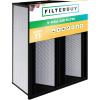 imageFilterbuy 24x24x6 Air Filter MERV 11 No Header 4Pack Rigid Cell Box Filters HVAC Replacement Actual Size 2338 x 2338 x 575 Inches