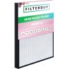 imageFilterbuy 24x24x6 Air Filter MERV 11 No Header 4Pack Rigid Cell Box Filters HVAC Replacement Actual Size 2338 x 2338 x 575 Inches