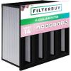 imageFilterbuy 24x24x6 Air Filter MERV 13 No Header 2Pack Rigid Cell Box Filters HVAC Replacement Actual Size 2338 x 2338 x 575 Inches