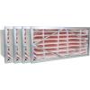 imageFilterbuy 12x24x12 Air Filter MERV 11 Header 4Pack Rigid Cell Filters HVAC Replacement Actual Size 975 x 2175 x 1138 Inches