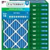 imageFilterbuy 18x30x2 Air Filter MERV 13 Optimal Defense 12Pack Pleated HVAC AC Furnace Air Filters Replacement Actual Size 1750 x 2950 x 175 Inches