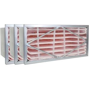 imageFilterbuy 12x24x12 Air Filter MERV 11 Header 3Pack Rigid Cell Filters HVAC Replacement Actual Size 975 x 2175 x 1138 Inches