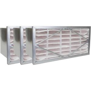imageFilterbuy 12x24x12 Air Filter MERV 13 Header 3Pack Rigid Cell Filters HVAC Replacement Actual Size 975 x 2175 x 1138 Inches