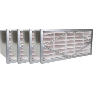 imageFilterbuy 20x20x6 Air Filter MERV 13 Header 4Pack Rigid Cell Filters HVAC Replacement Actual Size 1775 x 1775 x 575 Inches