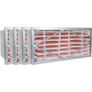 imageFilterbuy 20x24x12 Air Filter MERV 11 Header 4Pack Rigid Cell Filters HVAC Replacement Actual Size 1775 x 2175 x 1138 Inches