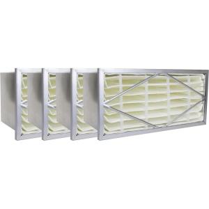 imageFilterbuy 20x24x12 Air Filter MERV 14 Header 4Pack Rigid Cell Filters HVAC Replacement Actual Size 1775 x 2175 x 1138 Inches