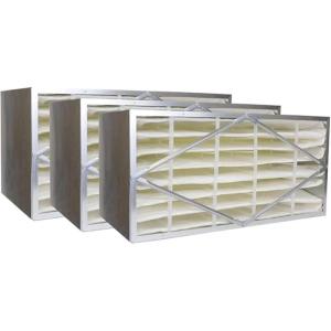 imageFilterbuy 20x24x12 Air Filter MERV 14 No Header 3Pack Rigid Cell Box Filters HVAC Replacement Actual Size 1938 x 2338 x 1138 Inches