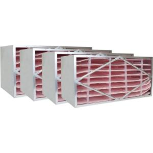 imageFilterbuy 20x24x6 Air Filter MERV 11 No Header 4Pack Rigid Cell Box Filters HVAC Replacement Actual Size 1938 x 2338 x 575 Inches