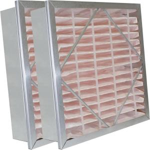 imageFilterbuy 24x24x12 Air Filter MERV 11 Header 2Pack Rigid Cell Filters HVAC Replacement Actual Size 2175 x 2175 x 1138 Inches