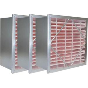 imageFilterbuy 24x24x12 Air Filter MERV 11 Header 3Pack Rigid Cell Filters HVAC Replacement Actual Size 2175 x 2175 x 1138 Inches