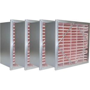 imageFilterbuy 24x24x12 Air Filter MERV 11 Header 4Pack Rigid Cell Filters HVAC Replacement Actual Size 2175 x 2175 x 1138 Inches
