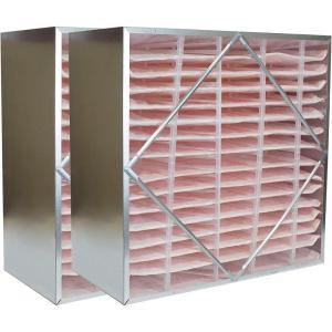 imageFilterbuy 24x24x12 Air Filter MERV 11 No Header 2Pack Rigid Cell Box Filters HVAC Replacement Actual Size 2338 x 2338 x 1138 Inches